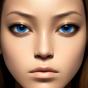 close up face shot 特写脸部照片