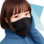 covered mouth 遮住嘴巴